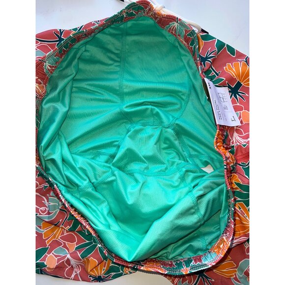 Goodfellow & Co XXL Mens Swim Trunks UPF 50+ Coral Floral Quick-Dry Liner - Picture 7 of 9